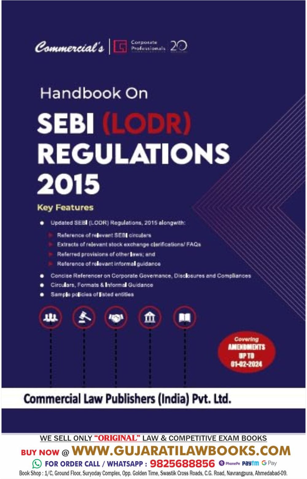 Handbook on SEBI (LODR) Regulations 2015 - Latest February 2024 Edition Commercial