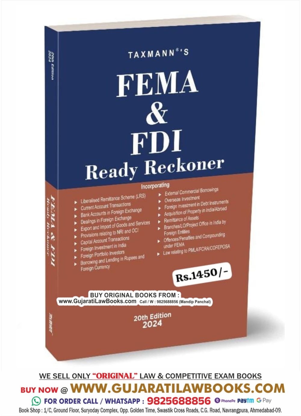 Taxmann's FEMA & FDI Ready Reckoner – Topic-wise commentary on 50+ topics (including LRS, IFSC, etc.) along with relevant Rules, Case Laws, Circulars, Master Directions, etc. [2024]