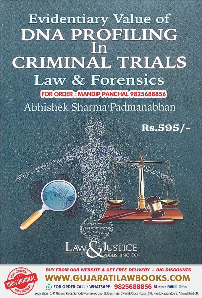 Evidentiary Value of DNA PROFILING IN CRIMINAL TRIALS - Law & Forensic - in English - Latest April 2024 Edition Law & Justice