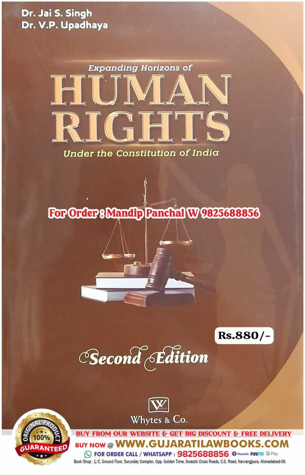 Expanding Horizons of HUMAN RIGHTS Under the Constitution of India - Latest 2nd Edition 2024 Whytes & Co