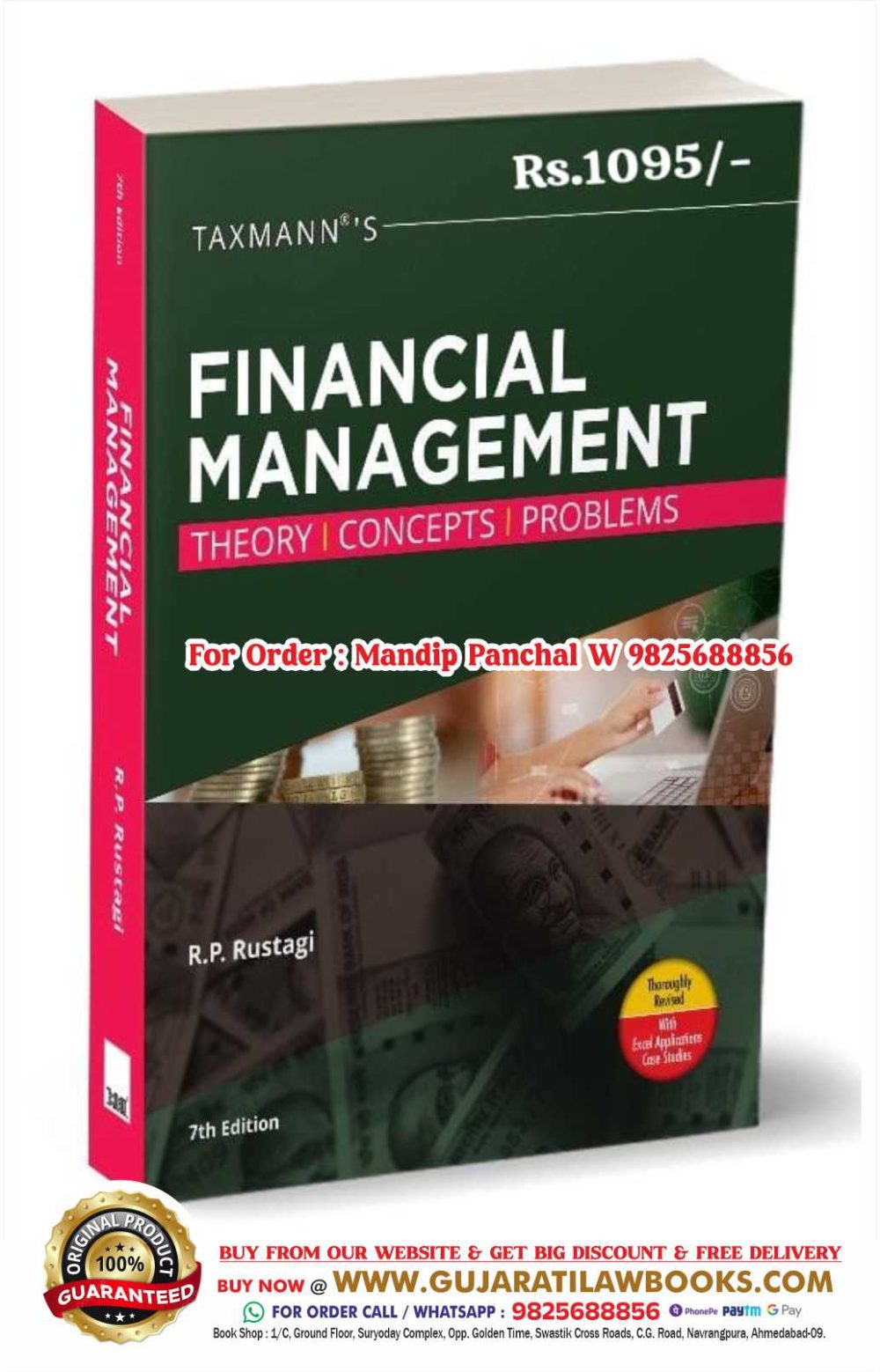 Taxmann's FINANCIAL MANAGEMENT - THEORY I CONCEPTS I PROBLEMS - Latest 7th Edition March 2024