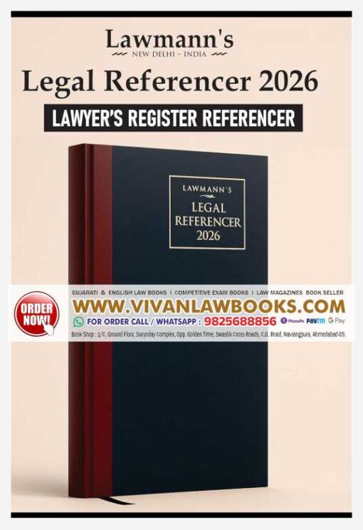 Register Size Legal Referencer 2026 (Full Scape) - Advocate Diary - Year 2026 Lawmann's