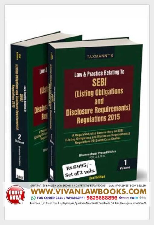 Taxmann's Law & Practice Relating to SEBI (Listing Obligations and Disclosure Requirements) Regulations 2015 – Comprehensive | Regulation-wise Commentary—with Checklists & Case Studies Hardcover – 14 August 2025