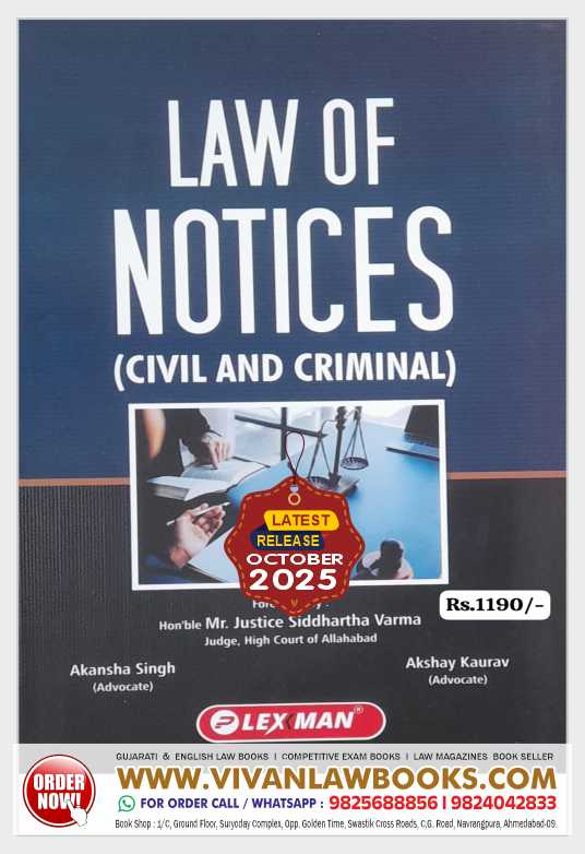 Law of Notices (Civil and Criminal) - Latest October 2025 Release by Lexman