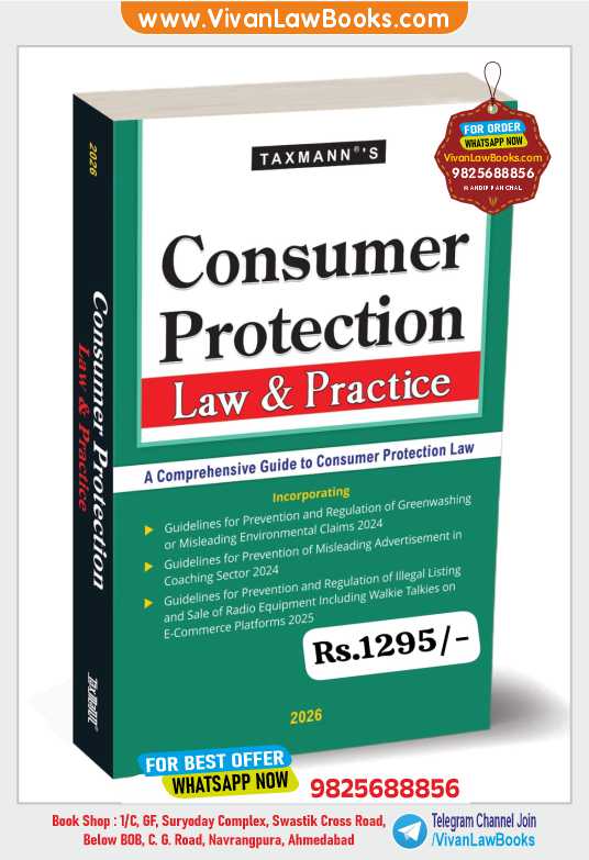 Consumer Protection Law & Practice - Latest 2026 Edition Taxmann