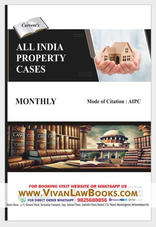 All India Property Cases - in English - Monthly Magazine - Latest 2026