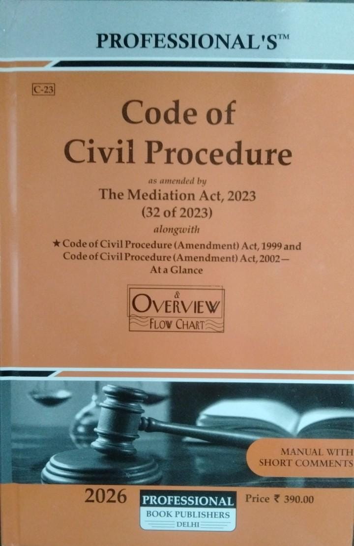Professional's CPC - Code of Civil Procedure - BARE ACT - 2026 Hardbound
