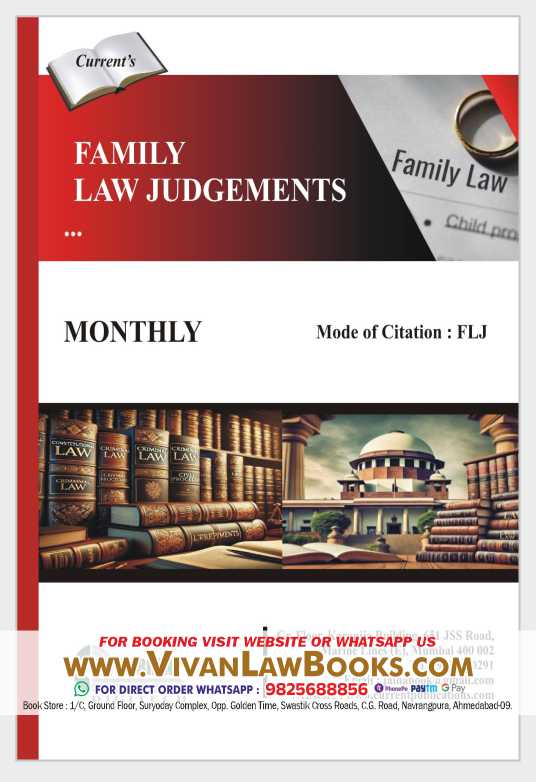 Family Law Judgements - in English - Monthly Magazine - Latest 2026