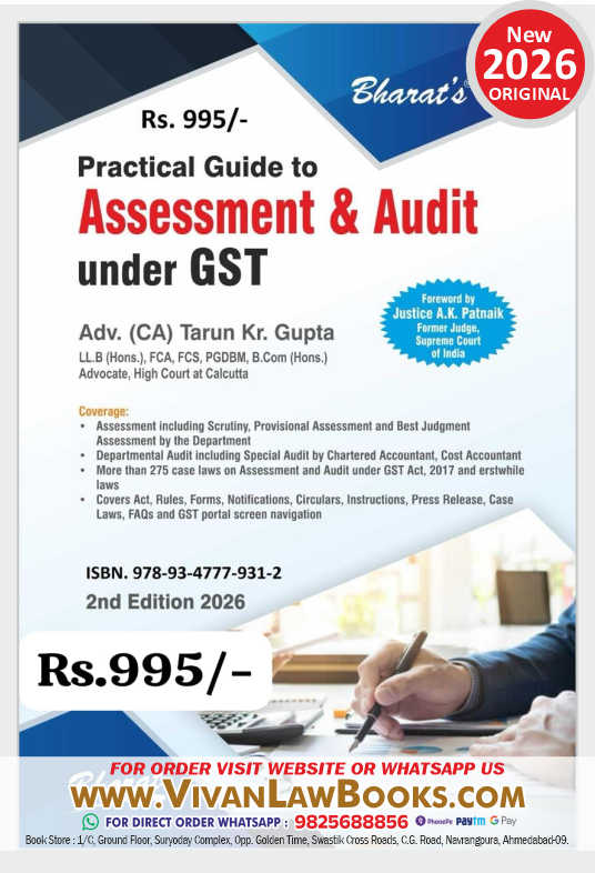 Practical Guide to Assessment & Audit under GST - New 2nd Edition February 2026 Release by Bharat