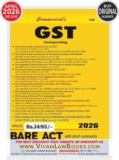 New GST - Incorporating BARE ACT - New April 2026 Commercial